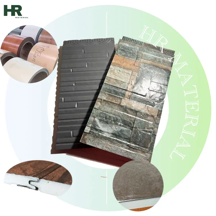 16mm Insulation PU Zinc Exterior Wall Panel Siding for House