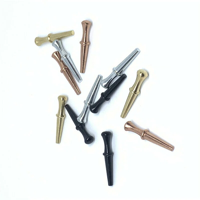Wholesale Cribbage Traditional Board Game Metal Cribbage Pegs 4 Colors Metal Pegs Fit 1/ 8 Holes