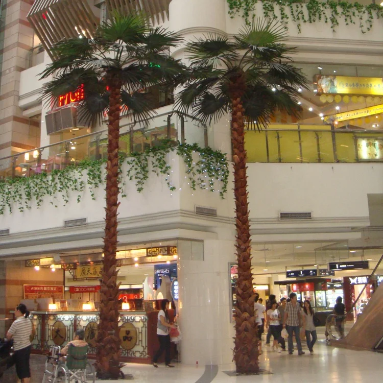 anti-UV Eco-friendly manufacturer indoor outdoor tropical big fan artificial washington palm tree