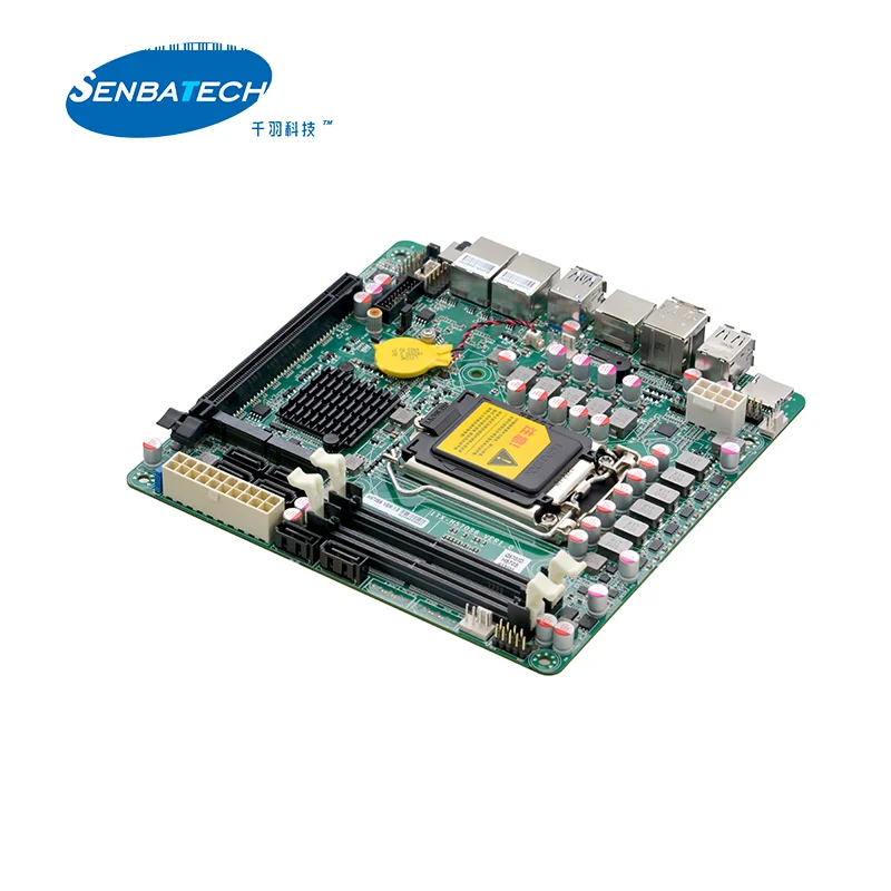 H570S6 Nas All in One Motherboard Support LGA1200 with Q570 Chipset 2 Lan 4K 6* SATA 2*M.2 Single Board Computer