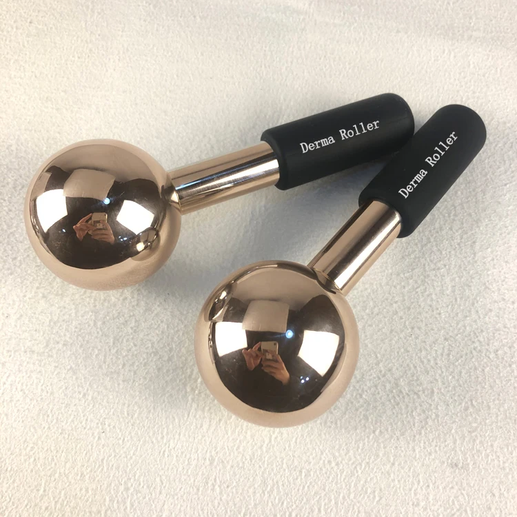 
 Новый стиль 2021, охлаждающий ролик для подтяжки лица и глаз, массажер для лица с холодными шариками  
