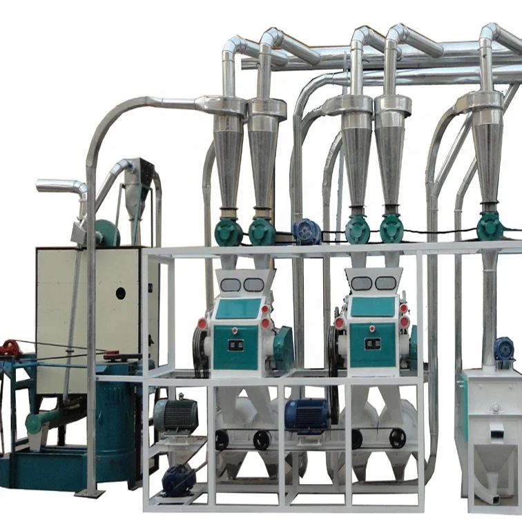 Automatic flour mill agricultural flour machinery corn wheat crusher