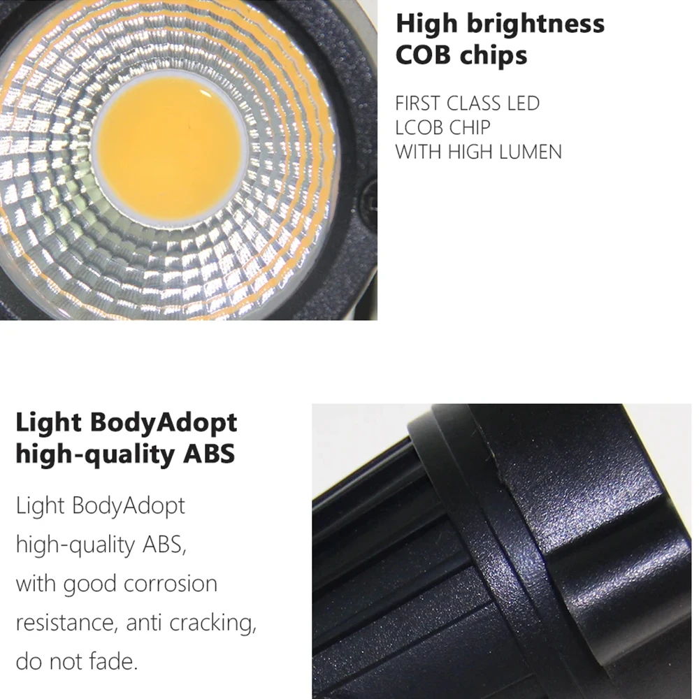 New products warm light RGB solar garden light waterproof 3w 5w ABS lamp material Solar garden lights in the ground