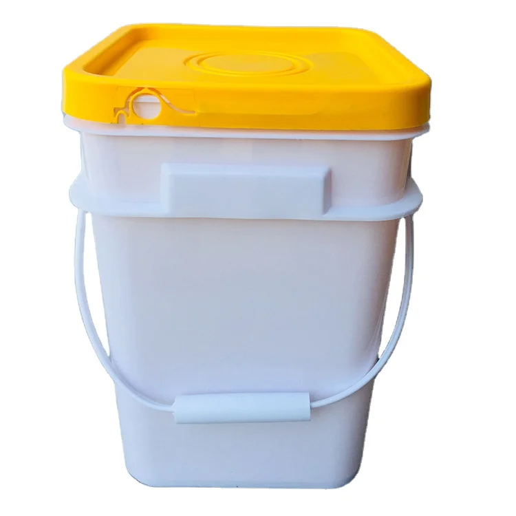 New Type Top Sale Logo Square Water Bucket,Industry Plastic Buckets