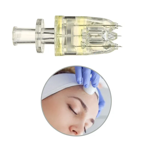 Korea Disposable Meso Needle Beauty Facial Skin Care 5pin 9pin Crystal Multi Needle For Filler Injection