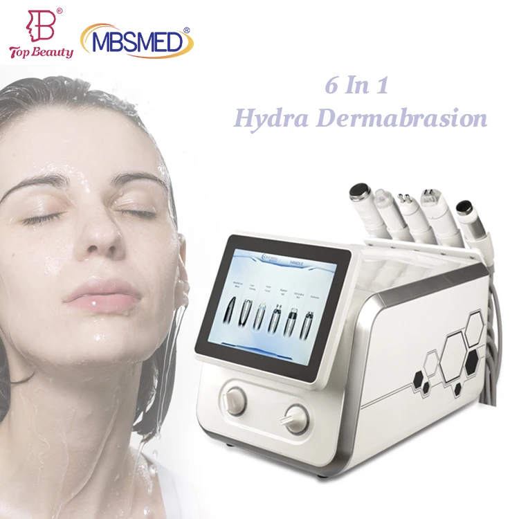 2024 New Hydro Oxygen Jet Skin Rejuvenation aqua Peel Machine 6 In 1 Skin Monitor Micro Hydradermabrasion Beauty Machine