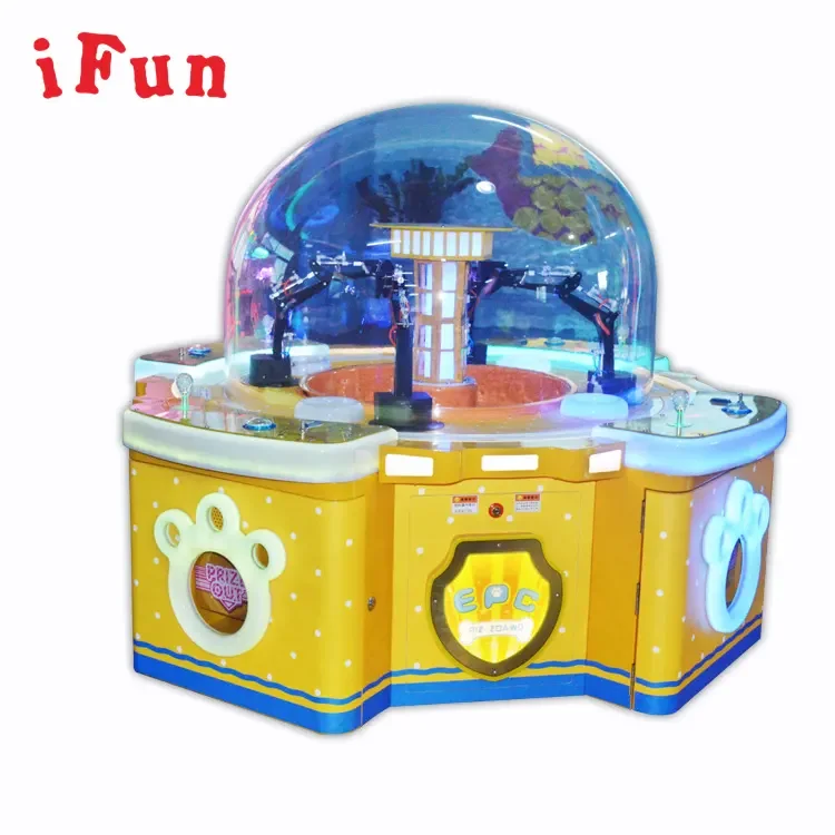 IFUN Coin Operated Doll Gift Machine Arcade Claw Crane Game Machine Toy Prize Machine FOR SALE