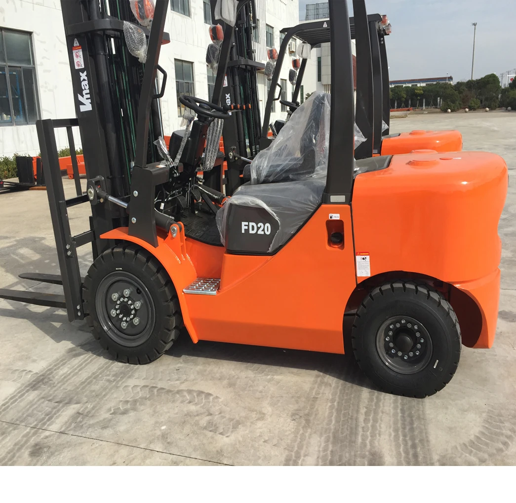 New Mini 1-3t Small Four Wheel Environmentally Friendly  Diesel Powered Counterbalanced Distribution Station Forklift