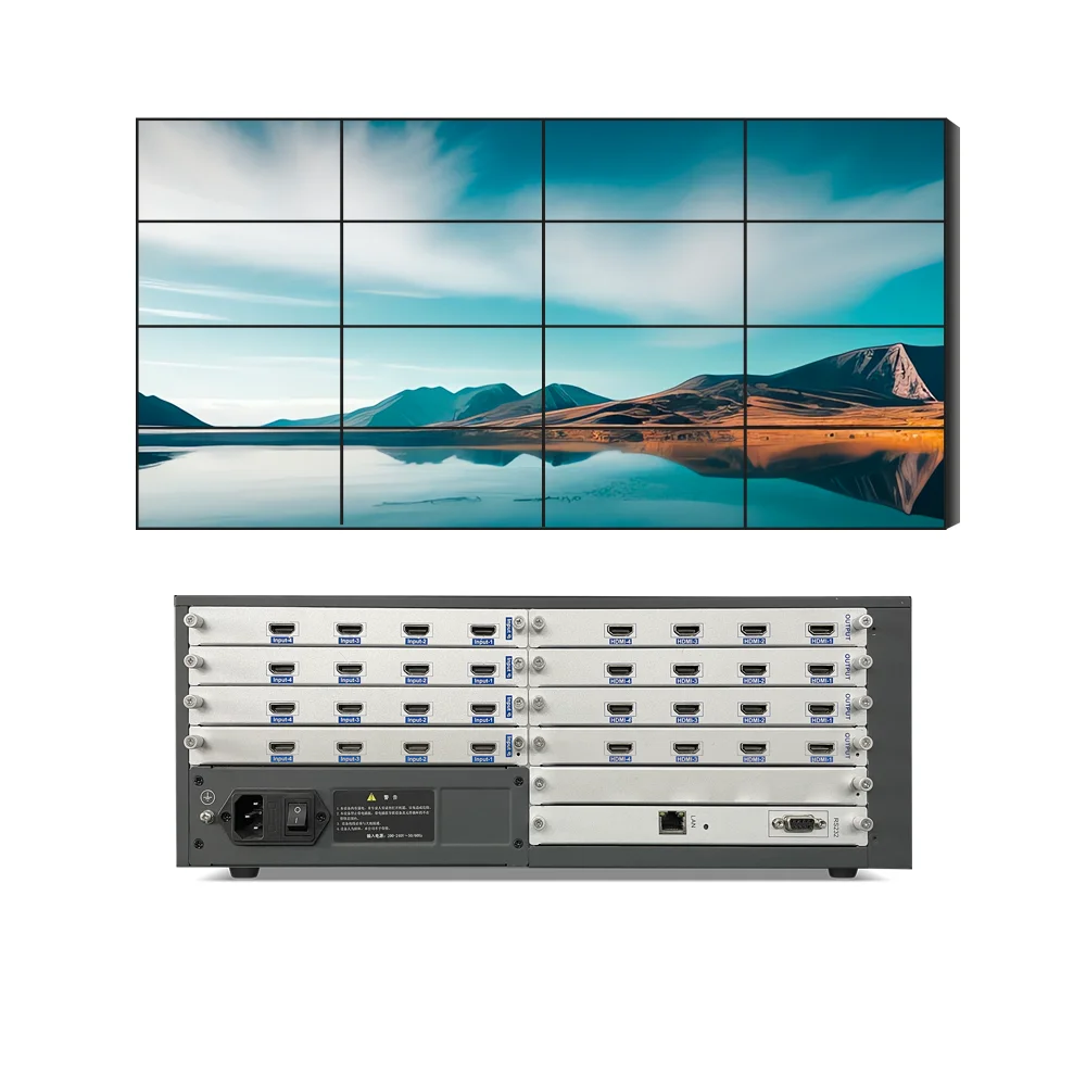 2k 4x4 hdm i видео настенный контроллер процессор 4k светодиодный видеопроцессор