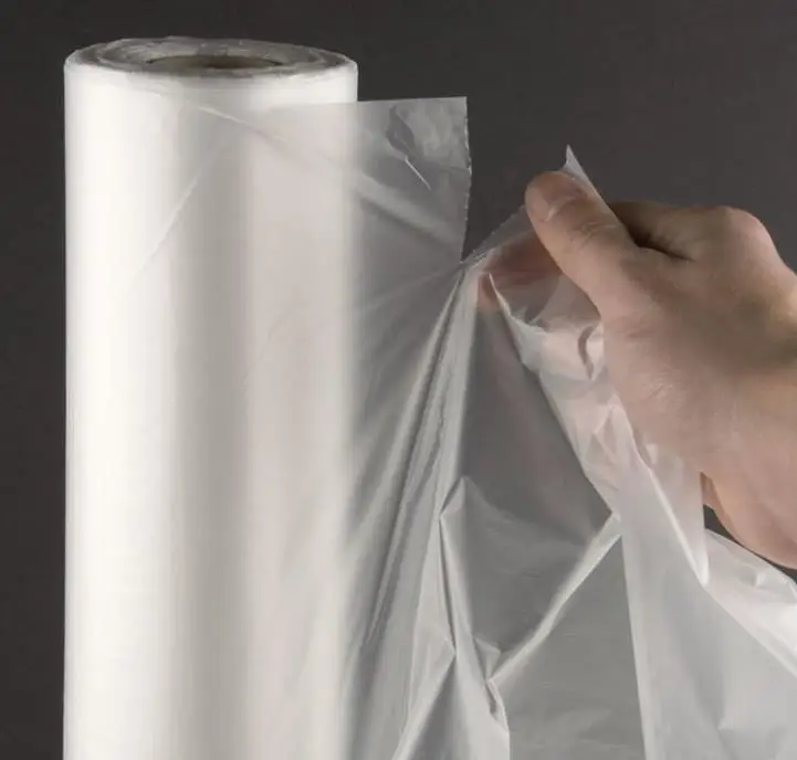 LDPE Convenient Bags Produce Roll Bags Supermarket Flat Produce Bag On Roll For Food Storage