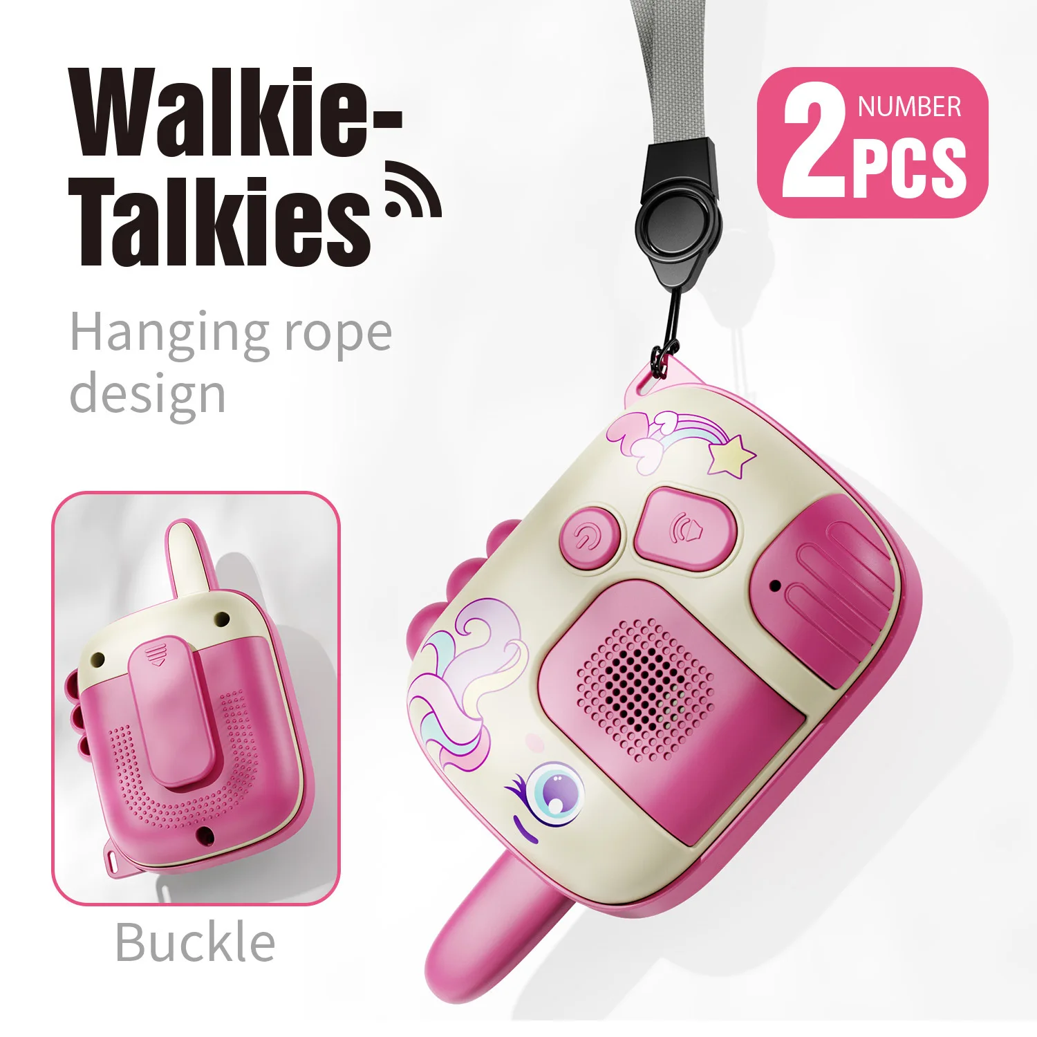 New Arrival Children Walkie-Talkie Long-distance Wireless Transmission Pager Outdoor Conversation Cartoon Kids Toy Wholesale