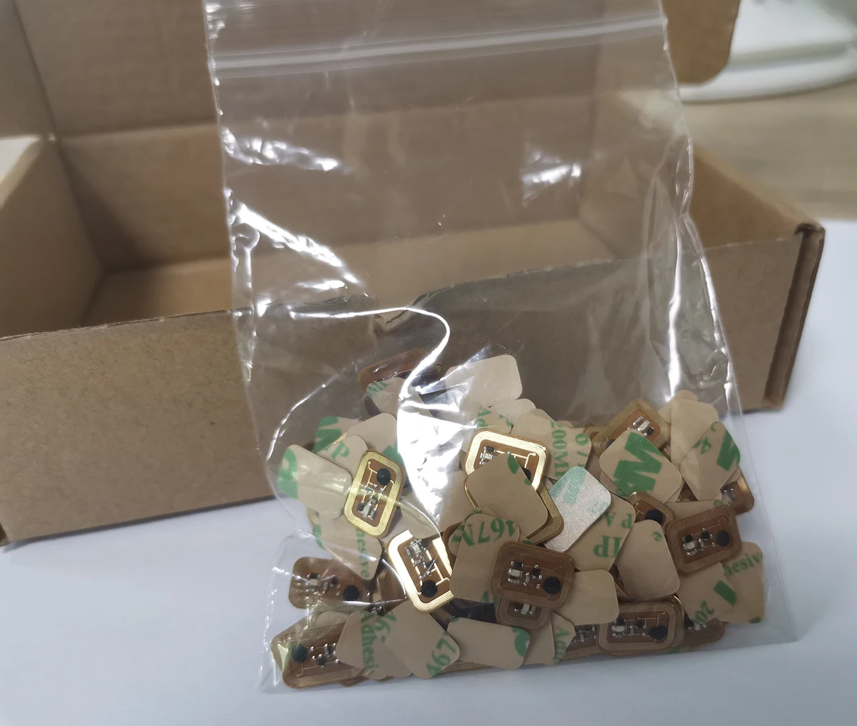 NFC Smart Nail Access Control Card Art Sticker Cool Fashion Lighting Nfc Led Nail Sticker