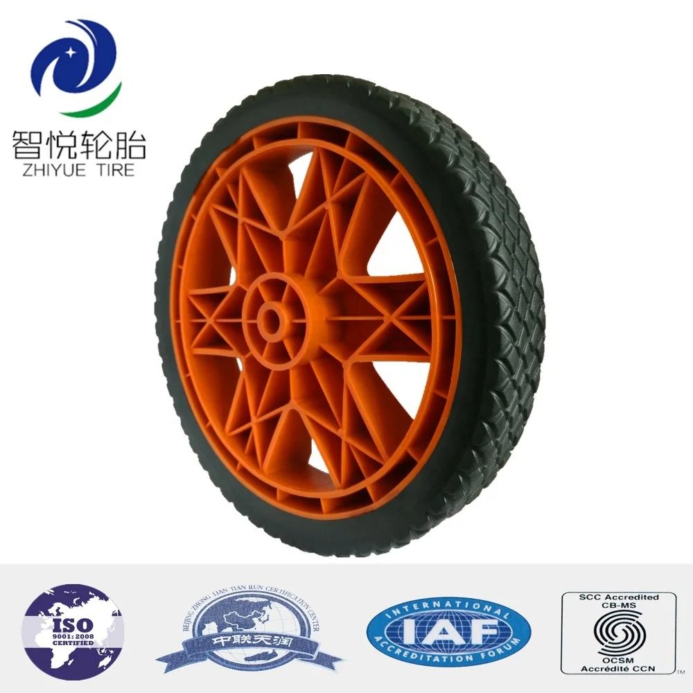 10 inch plastic wheels for baby carriage, golf caddy, garden tool cart