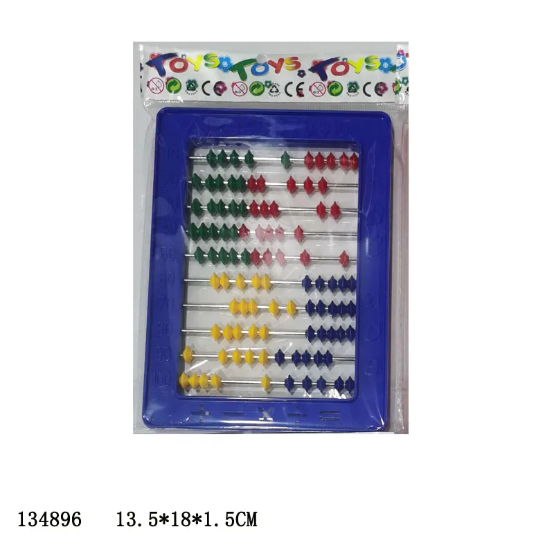 plastic  Chinese Math Number Learning student Soroban  Abacus  educational math toy Math Training Toy