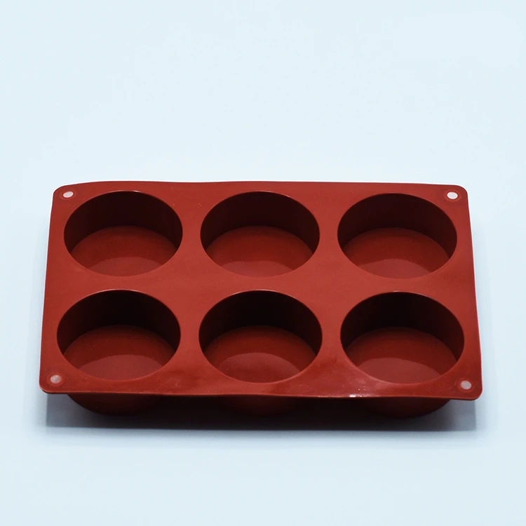 6 cylinder silicone cake mold household jelly pudding mold chocolate mold DIY handmade soap