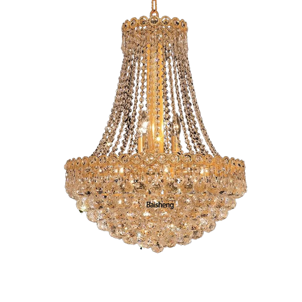 
french crown queen crystal chandelier treo lestenec karaihe kirikiri european style lamp for home decoration suspension lamp 