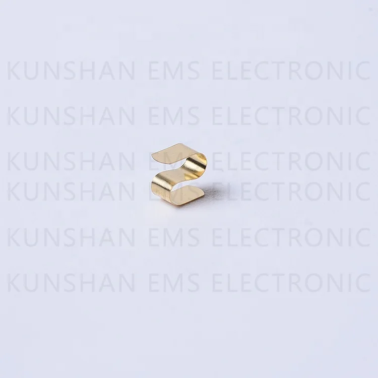 Custom Stamping Leaf Spring Contact SMD PCB Battery Clip For Automatic Assembly On Printed Circuit
