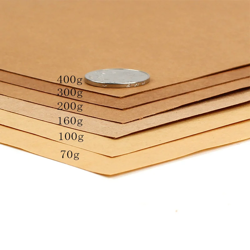 Manufacturer Kraft Colored Cardboard Sheets Unbleached Paper & Paperboards Duplex Kraft Liner Board 240Gsm 250Gsm