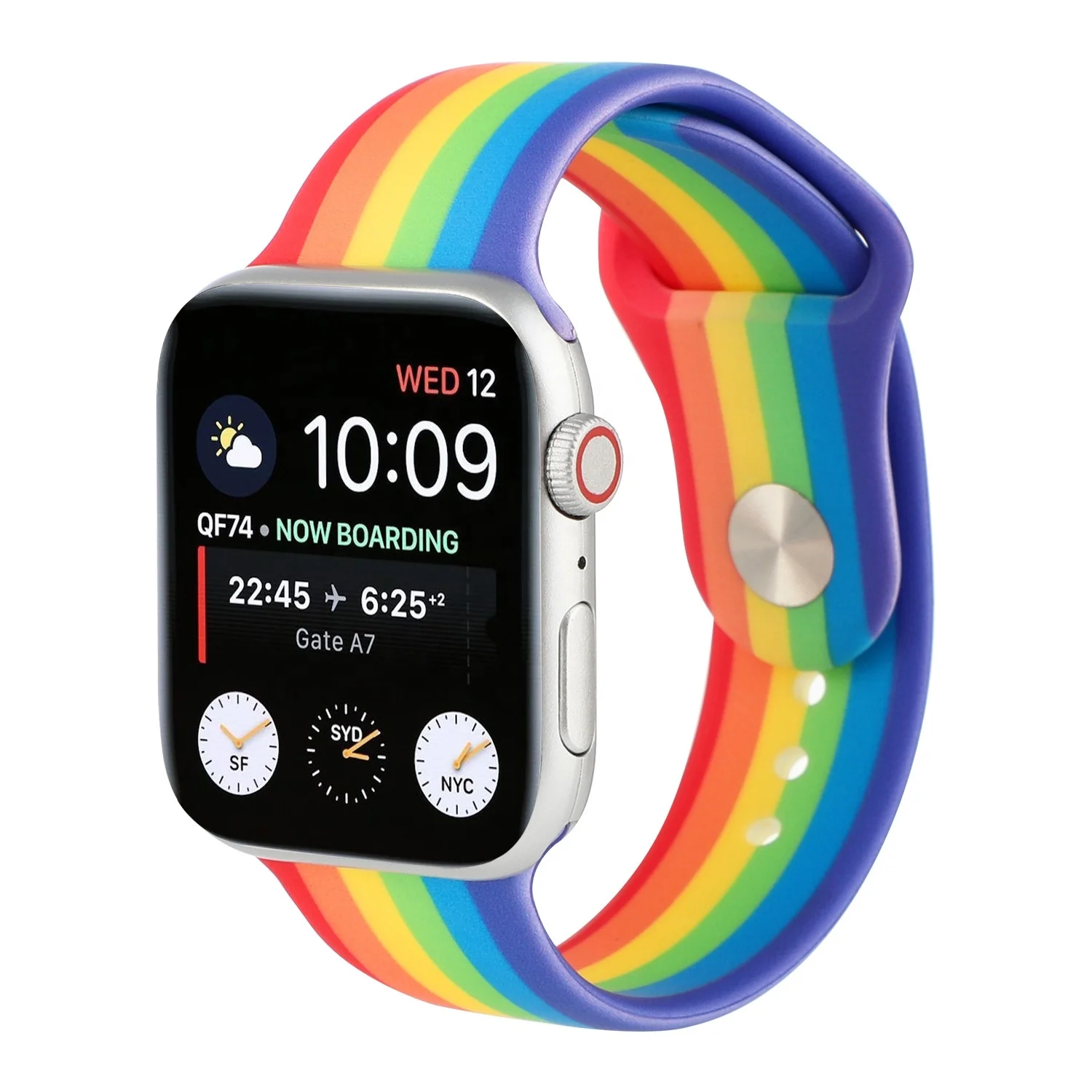  Силиконовый резиновый ремешок для часов с регулируемыми лентами Apple Watch серии 1/2/3/4/5 5 40 мм 44 38