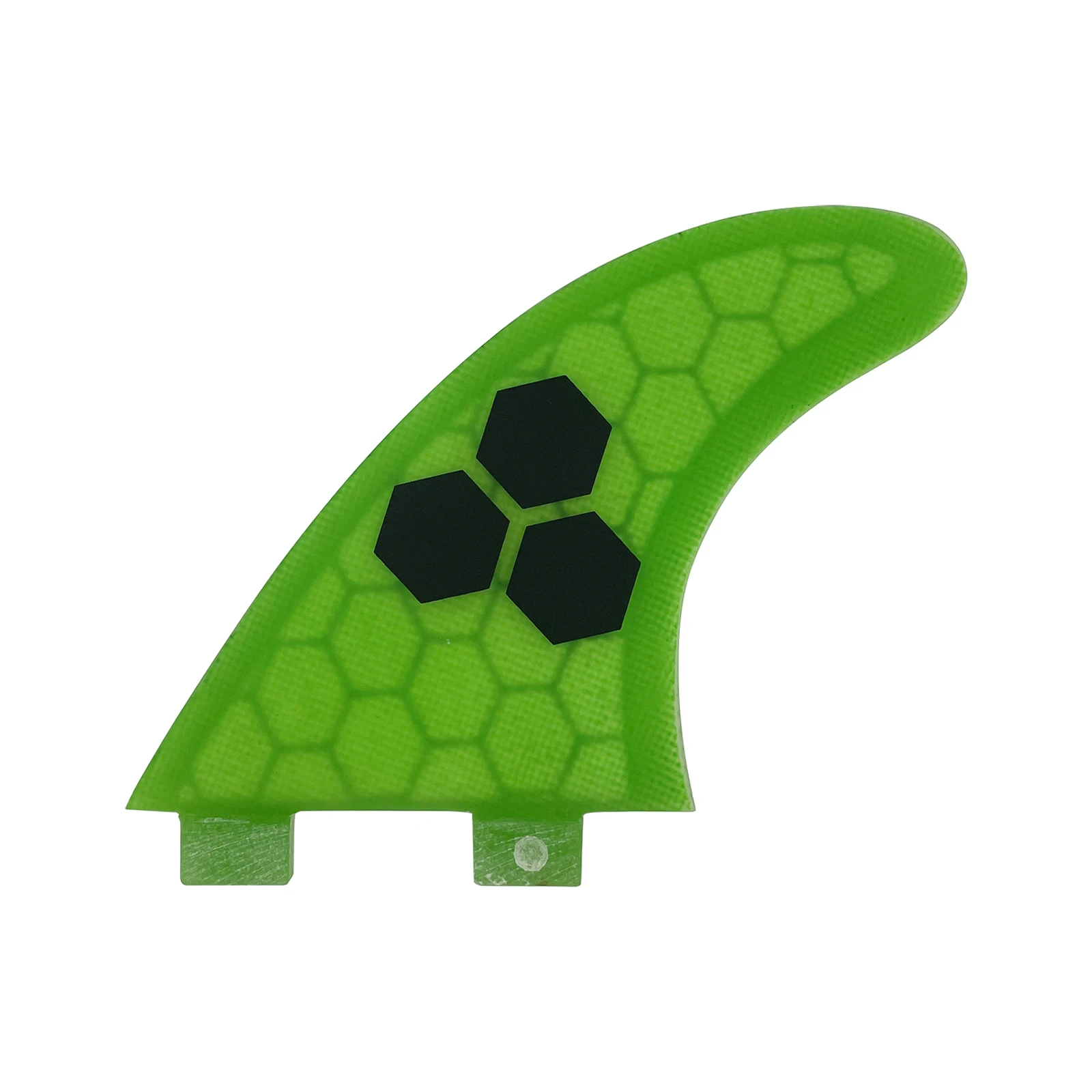 Custom Big Honeycomb Fiberglass Surfboard Fins Double Tabs 2 Base Surf Fins