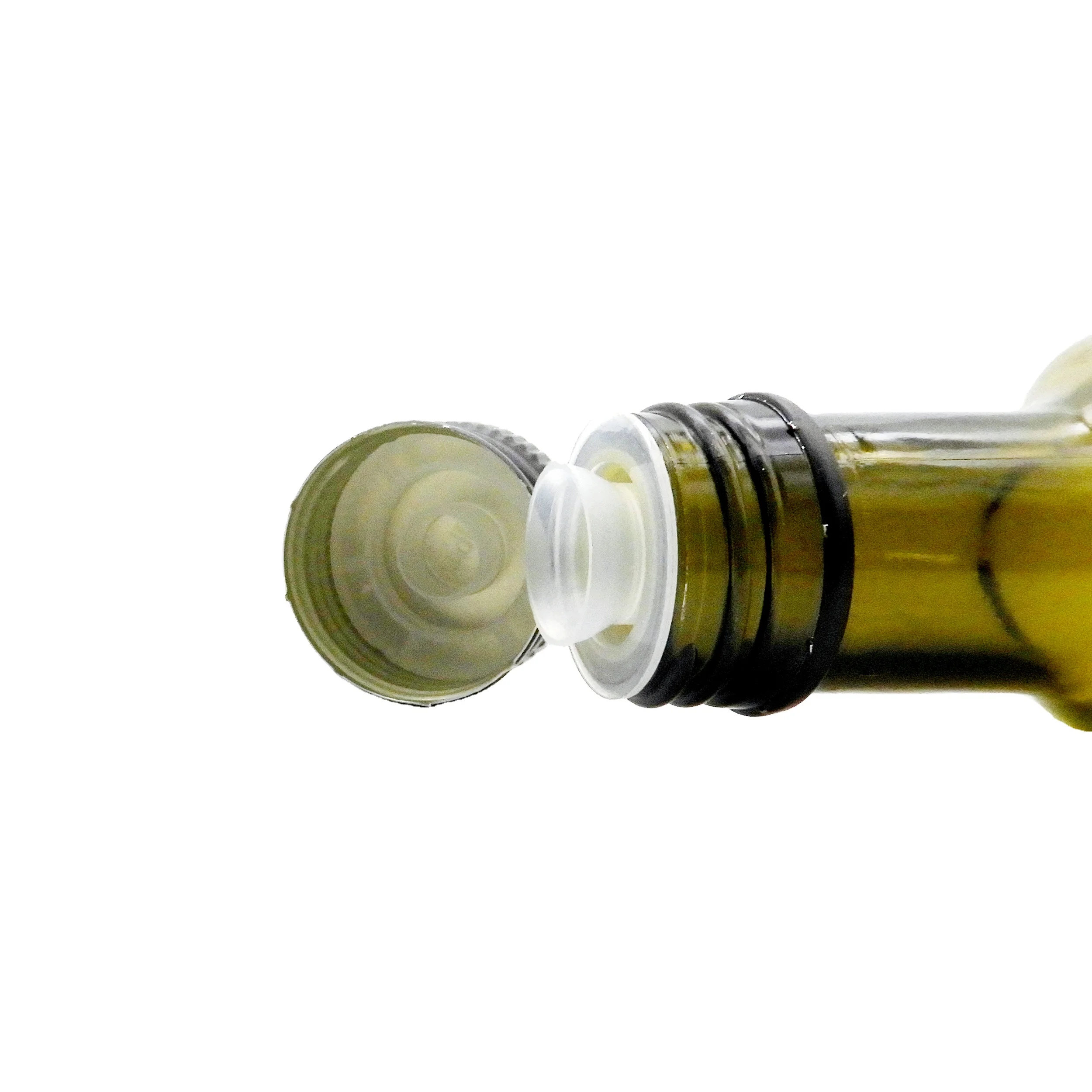 Free Sample 31.5*24mm Aluminium Plastic Pourer Cap 31.5mm Olive Oil Pourer Cap