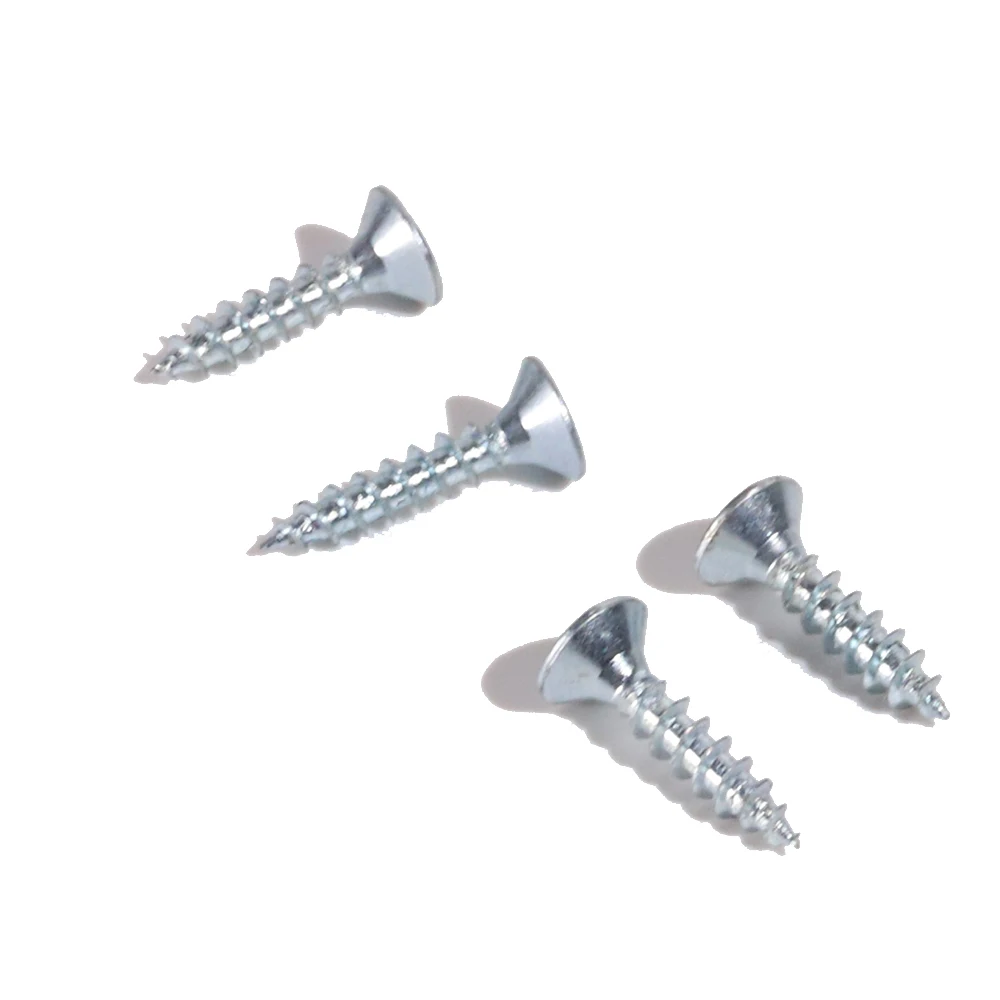 DIN7505  Yellow or white Zinc Countersunk  MDF furniture Chipboard Screw For Wood