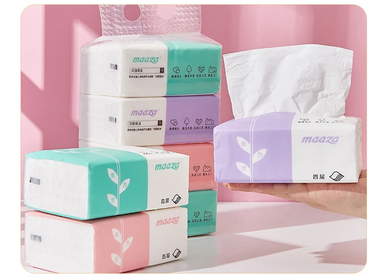 Factory direct sell 4ply facial tissue paper toilet custom logo paper