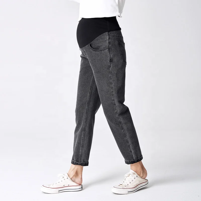 Elastic Waist Maternity Jeans Pants For Pregnancy Clothes For Pregnant Women Loose Maternity pregnant Trouser