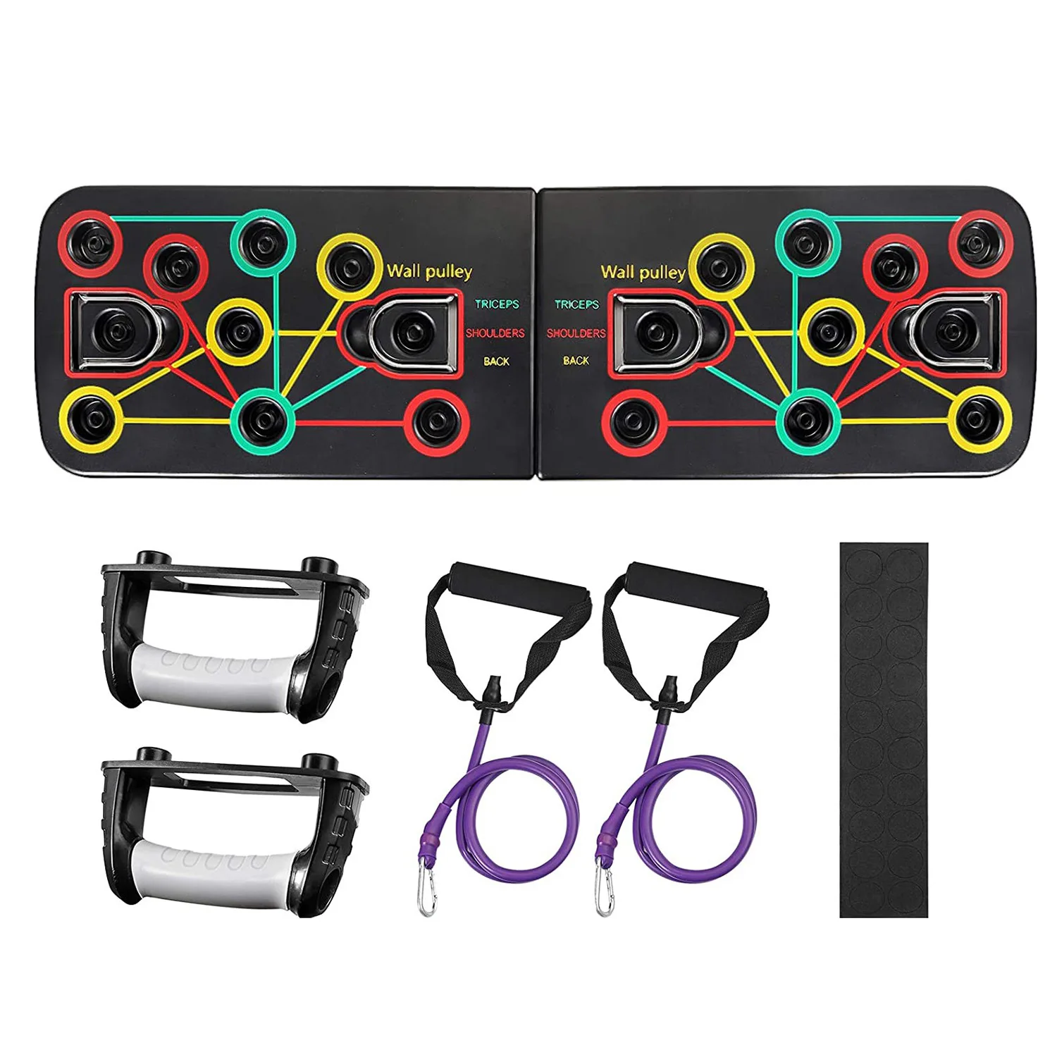 Push-up board bracket sports fitness equipment indoor home exercise multi-purpose pull rope stitching push-up training board