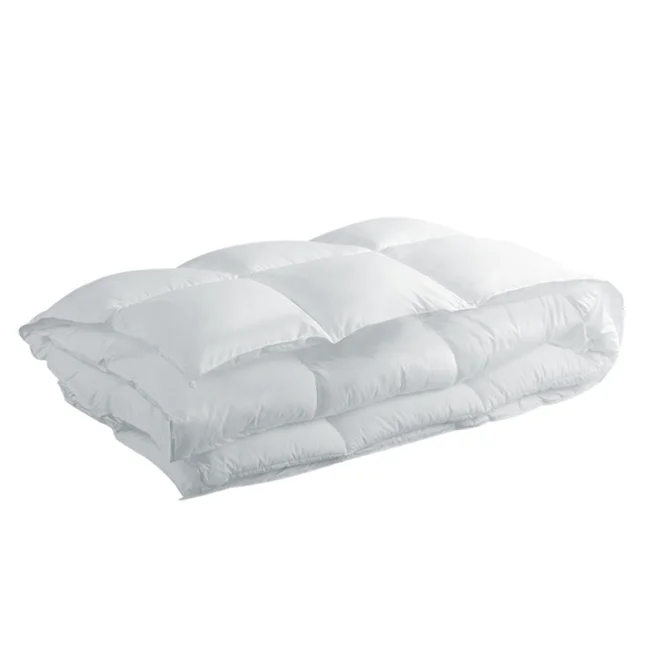 Hotel And Home Thick Warm Cotton Fabric White Duck Goose Feather Down Quilt Blanket Duvet Comforter Bed Quilt