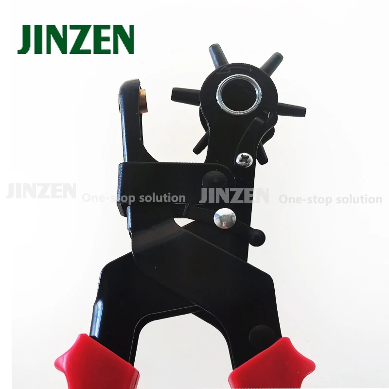 JINZEN Sewing Tools Sewing Accessory 424173 JZ-71313 Belt Puncher Multi-Purpose Drilling Pliers Leather Punching Pliers