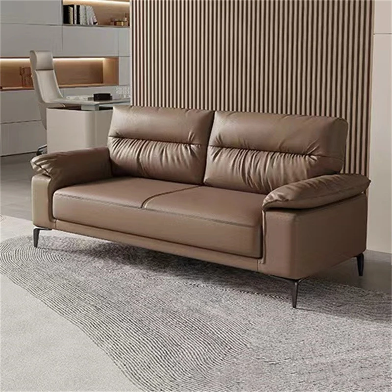 Light Luxury 1/2/3 Leather Sofa High-grade Modern Design Senior Living Room New Chinese European American sofa