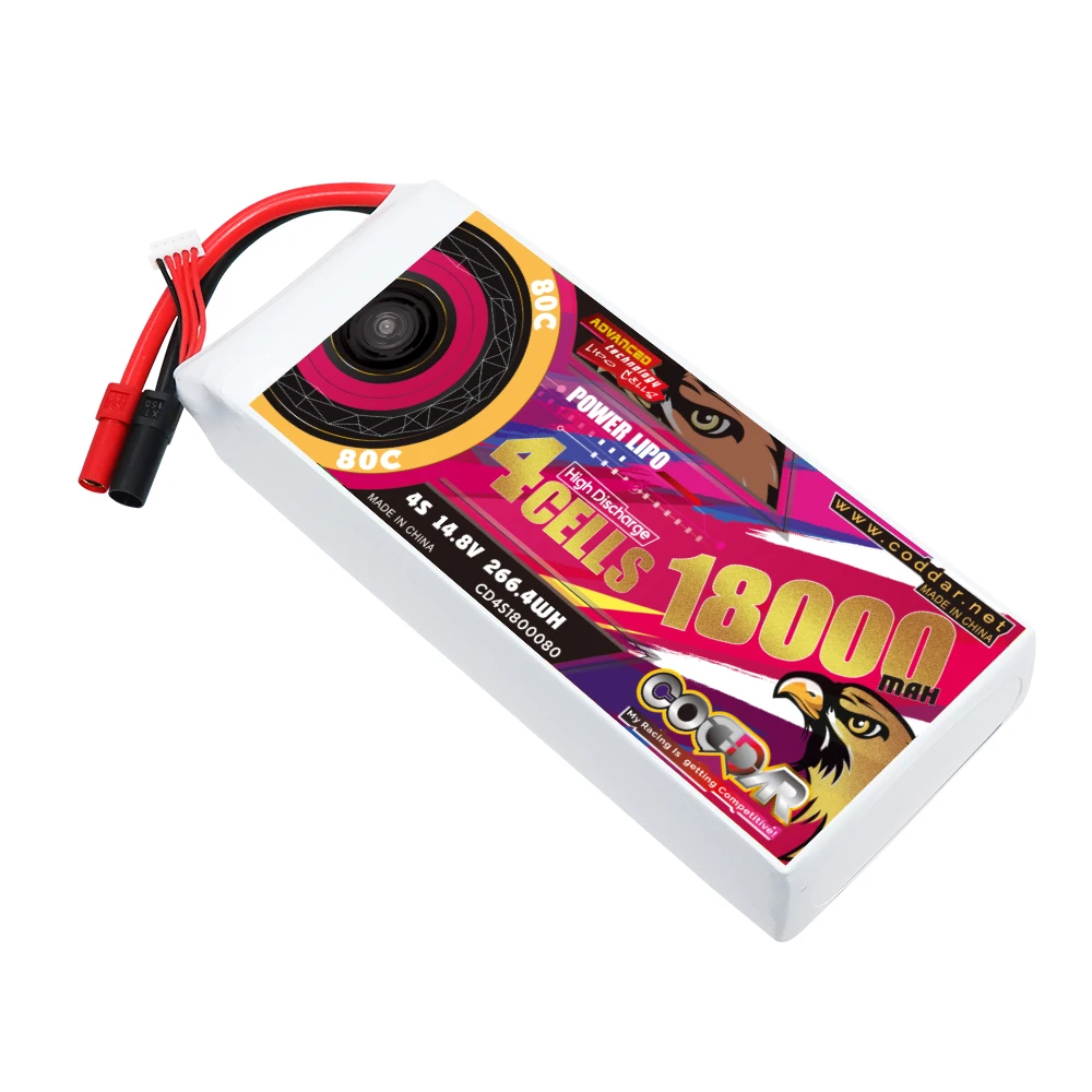 CODDAR 4S 18000 мАч 14 8 В 80C XT150 разъем RC LiPo аккумулятор крупномасштабный Дрон для сельского хозяйства Квадрокоптер гоночный автомобиль грузовик багги