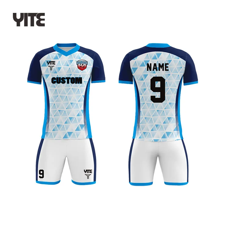 custom hot sale soccer jersey with logo and numbers wholesale cheap soccer jersey set for men