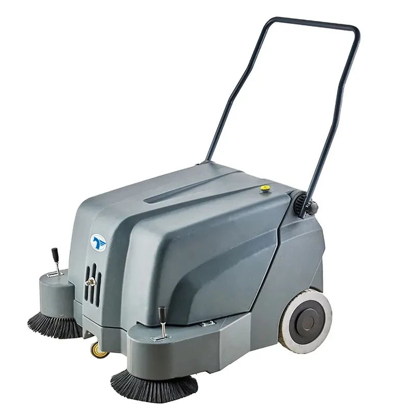 CleanHorse X1 battery powered manual road industrial floor lawn sweeper vacuum
