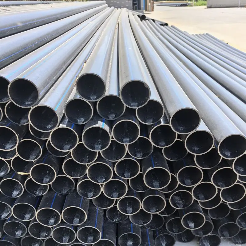 HDPE pipes DN400 500 600 Corrosion Resistant HDPE water pipes fittings for agriculture