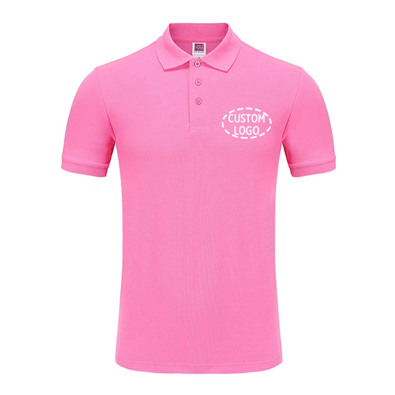 hot sale Custom 100%  Cotton 220gsm polo t shirt  Customize Printing Logo unisex outdoor golf simple style