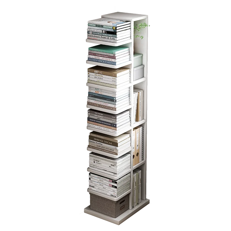 Guaranteed Quality wooden nordic bookshelf with cabinet bookcase modern luxury living room 9 shelf bookcase