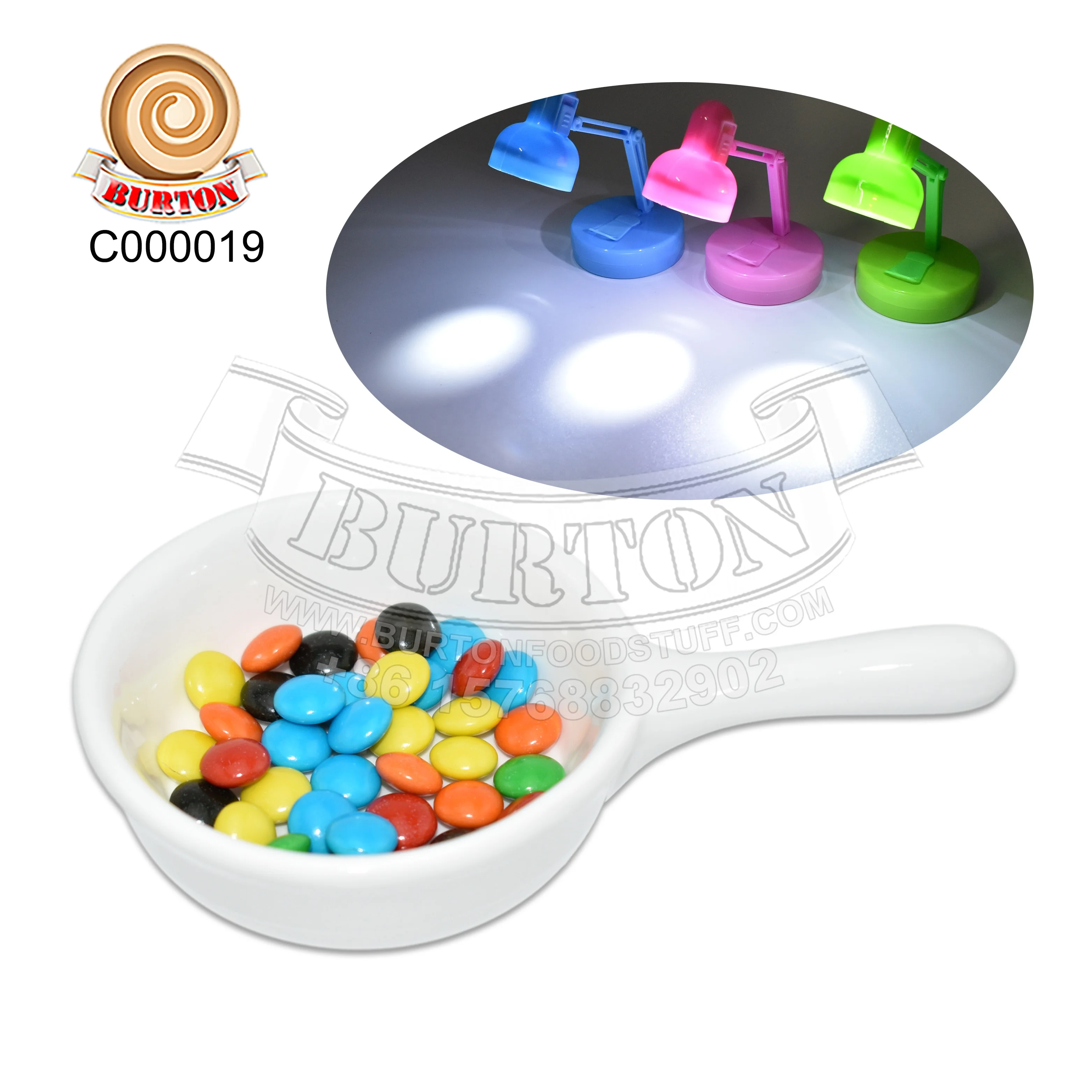 Милая красочная обучающая лампа светящая игрушка со сладким красочным вкусом шоколадного фасоли