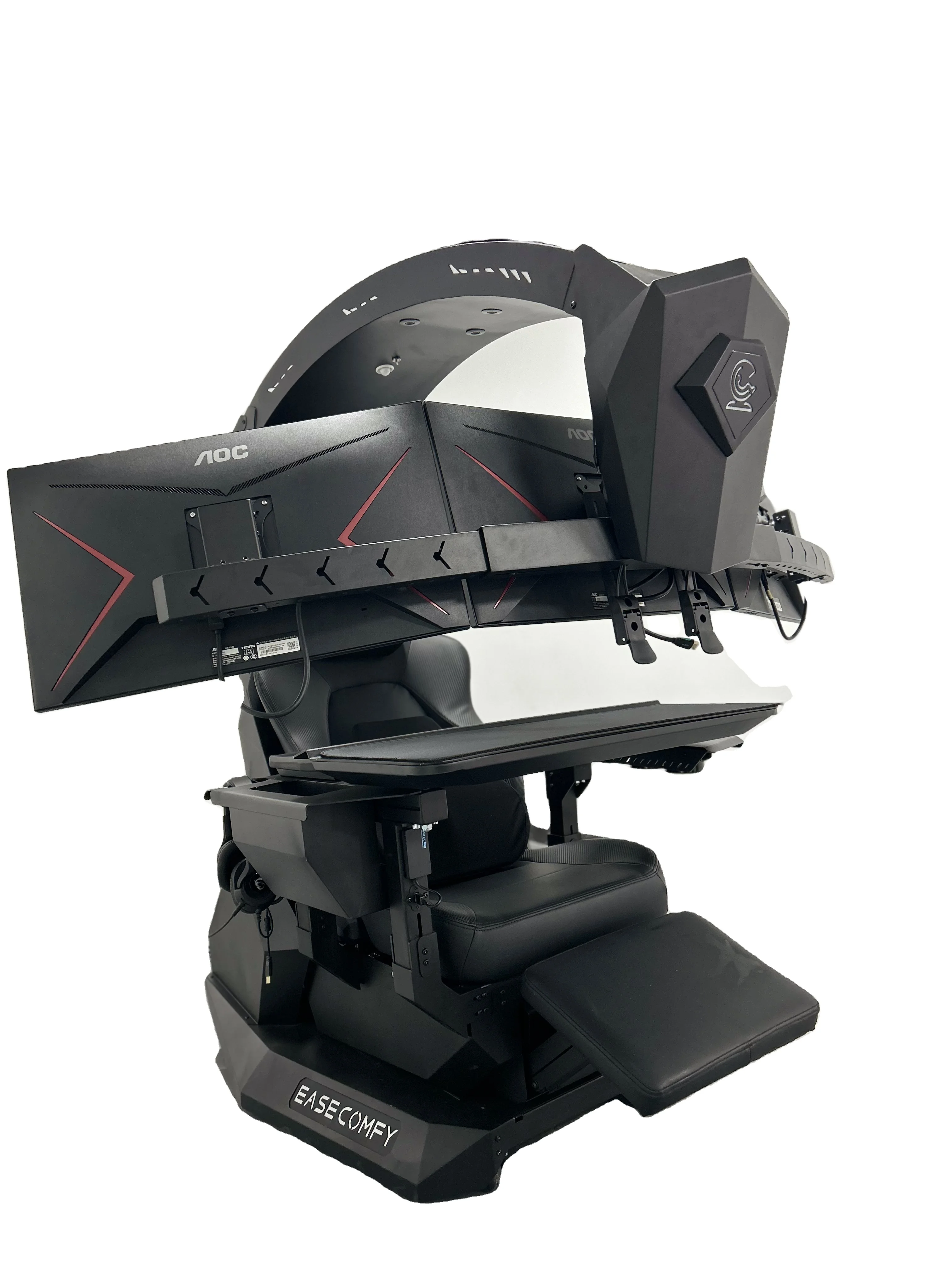 EASECOMFY T2 THRONE  zero gravity recline workstation home office racing chair cockpit gaming cockpit for monitors