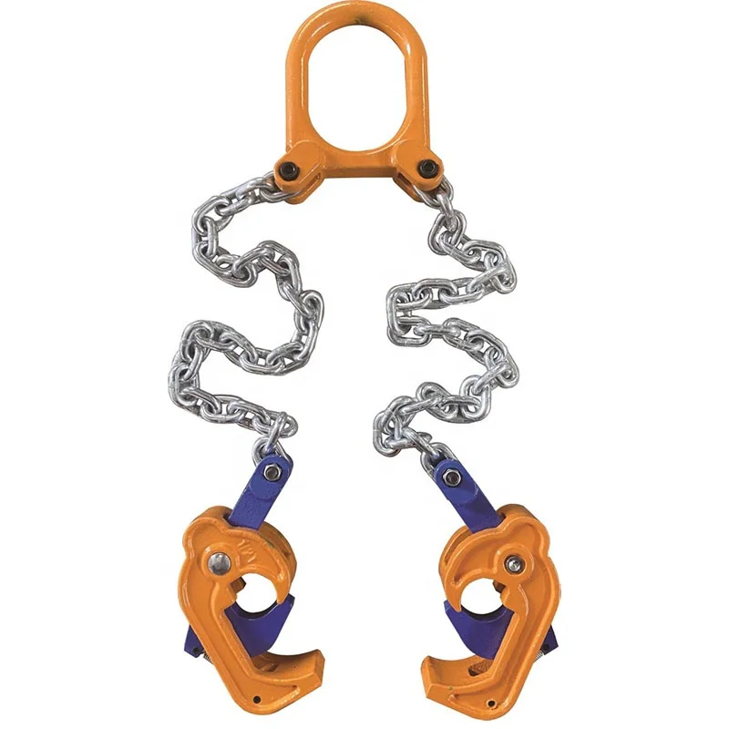 SL 1 тонный металлический стальной масляный барабан двойной цепной подъемный зажим для крана