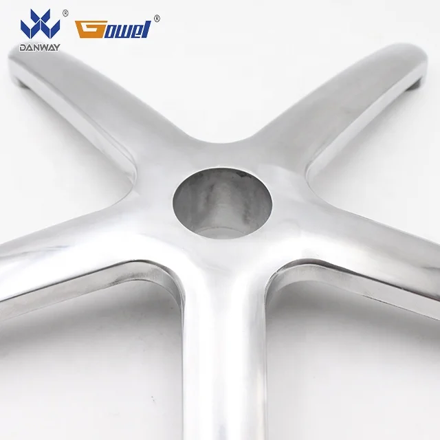 ALA-C19 Best quality most popular aluminum rotatable metal heavy duty universal five star chair base