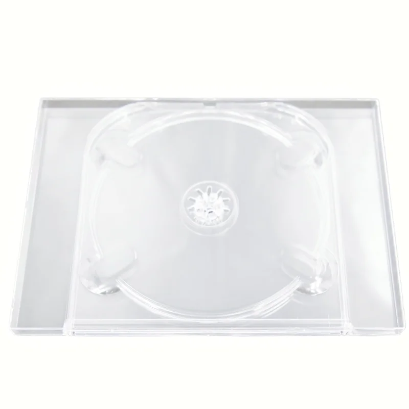 9mm Standard DVD Holder Case CD Jewel Case Double CD DVD Duplication Digital Plastic Packaging Case