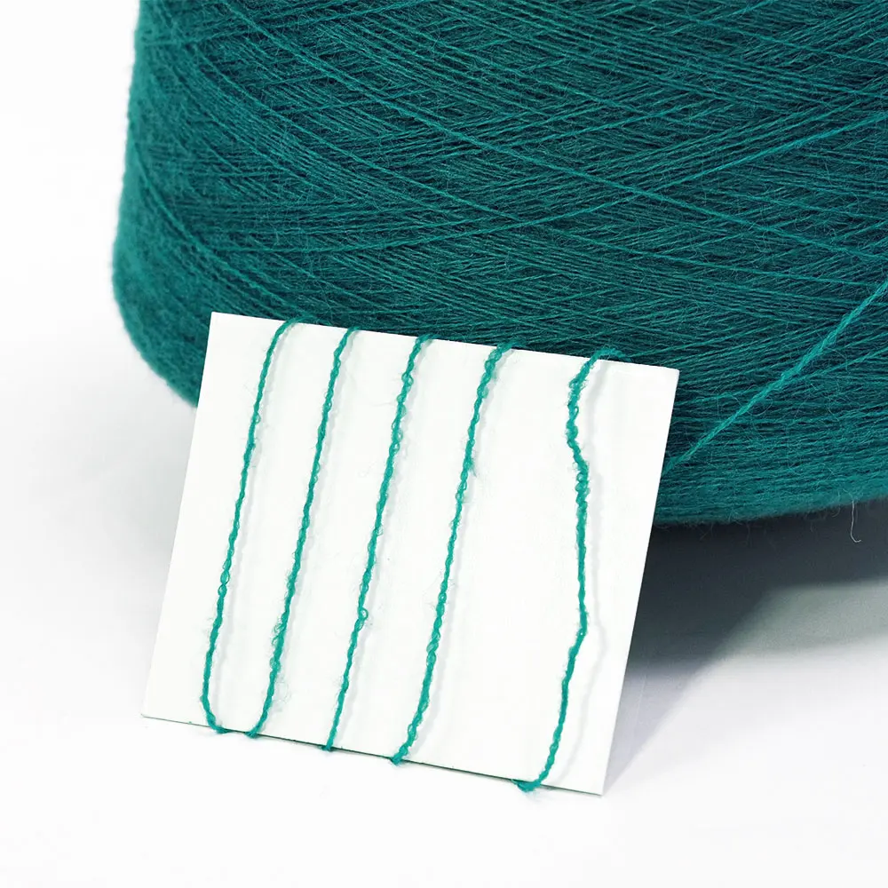 48/2 NM 52% Acrylic 28% PBT 20% Nylon Angola wool yarn sweater blended yarn for crochet