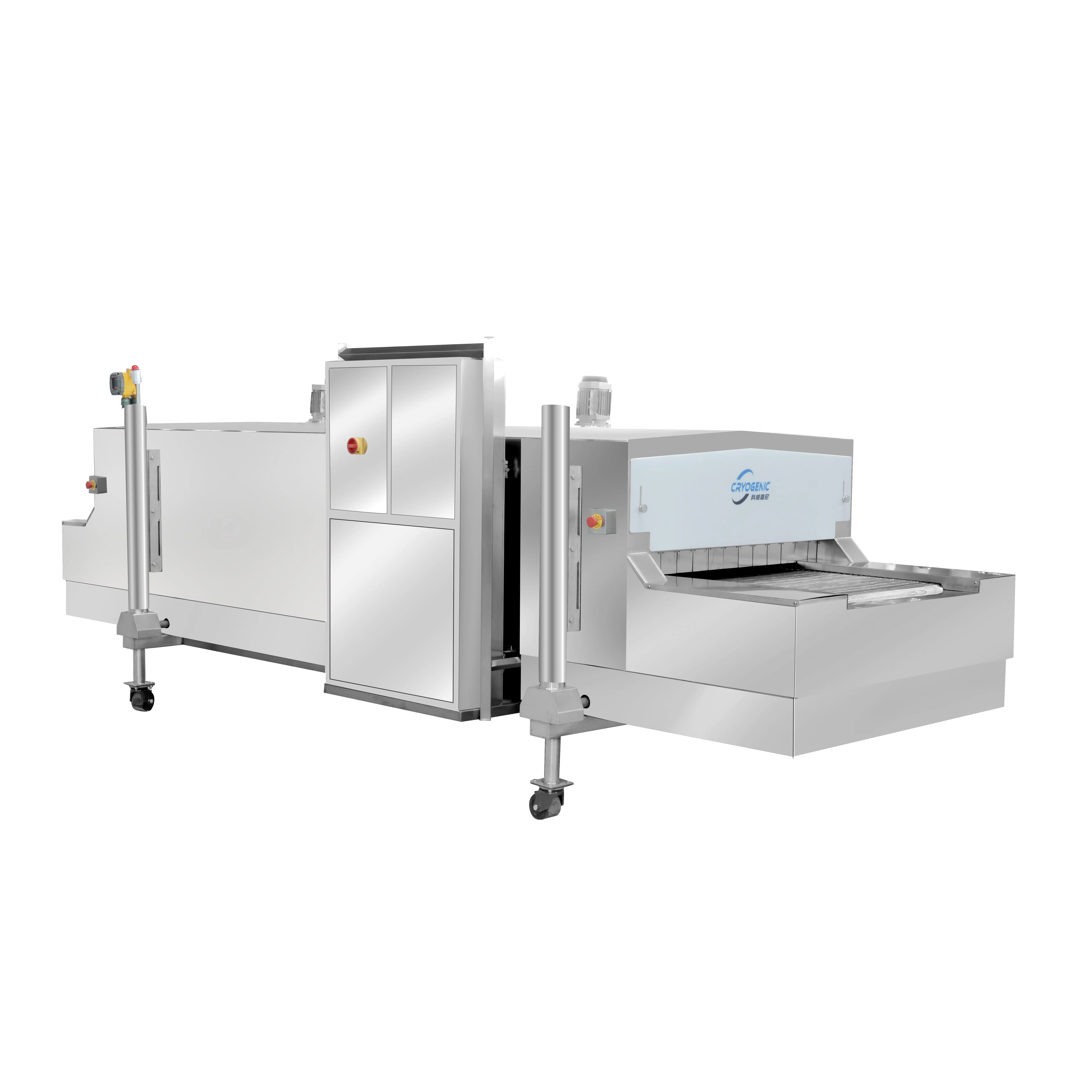 IQF Quick Freezing Seafood abalone Blast Tunnel Freezer Machine Liquid Nitrogen Freezer