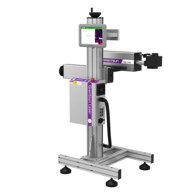 Easy Tear Line Laser Marking Machine 30W CO2 DAVI Plastic PE Bag Paper Bag Laser Coding Printer for Packing Filling Machine