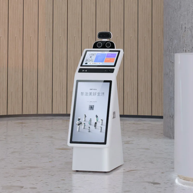 Intelligent Autonomous Reception Bank Business Consultation Smart Robot in Exhibition Hall welcome robot