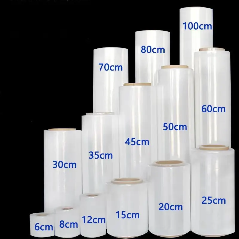 Manual Stretch Wrapping Film Soft Packaging Film Transparent Lldpe Stretch Wrap Cling Film Packing Package Carton Customized