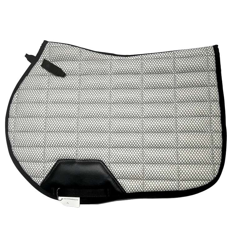Wholesale Horse equipment comfortable and breathable Sandwich mesh saddle pad horse saddle pad set OEM ODM