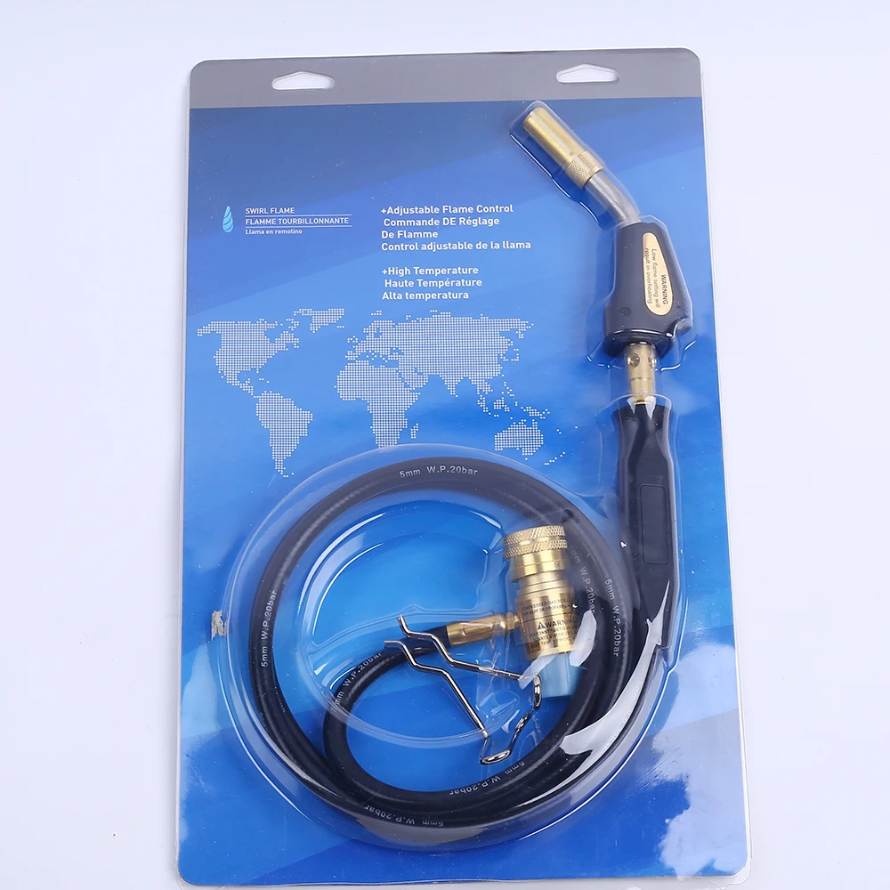 Hand welding blow Torch with Hose  MAPP Propane and LPG Gas High flame temperature  with valve